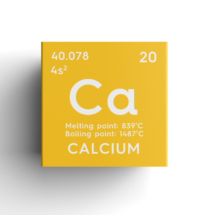 Place de l'élément Calcium chélaté bisglycinate dans le tableau périodique